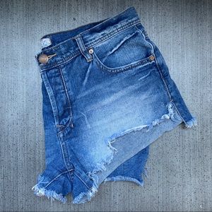 Free People Denim Shorts